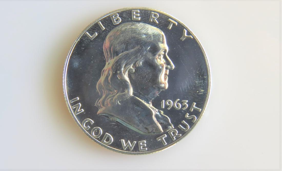 1963 Franklin Half-Dollar Gem Proof (1 of 2)