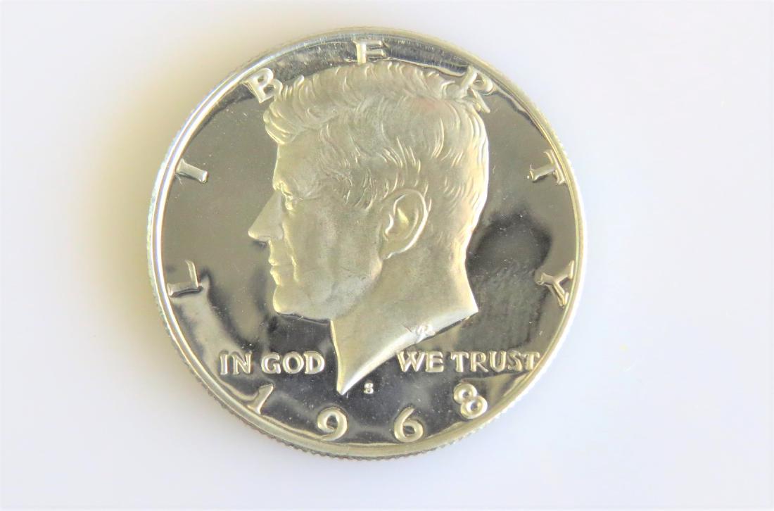 1968 Cameo Proof Silver Kennedy Half-Dollar-GEM (1 of 2)