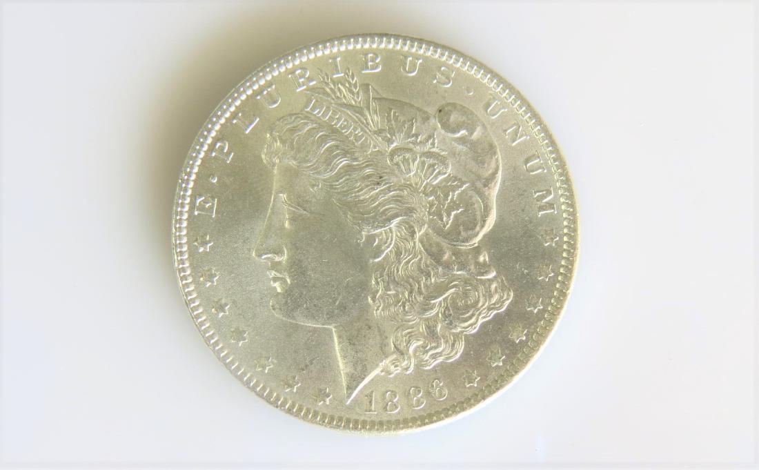 1886 Morgan Silver Dollar Choice BU (1 of 2)