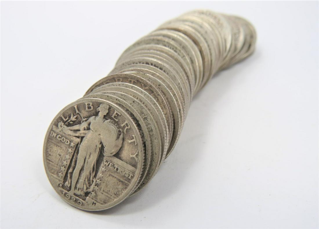 40 Full Date Standing Liberty Quarters (1 of 3)