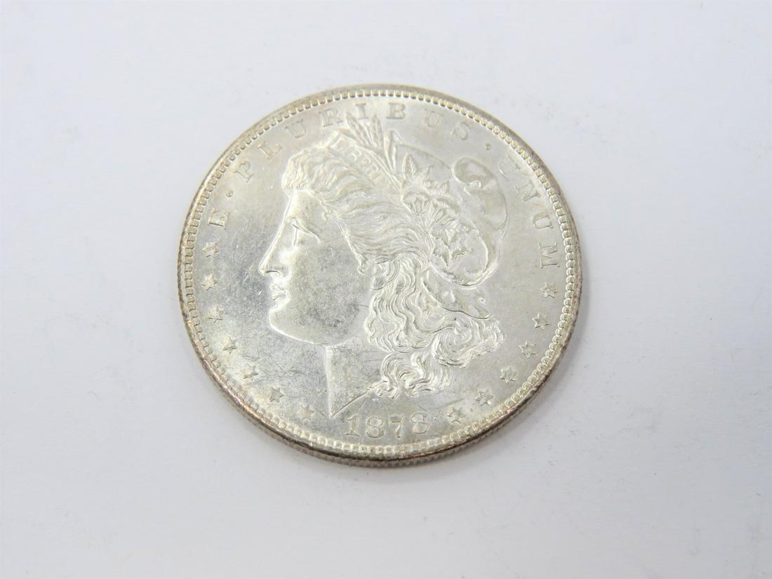 1878-S Morgan Silver Dollar Ch BU (1 of 2)