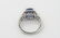 Certified Platinum Tanzanite and Diamond Ring - 3
