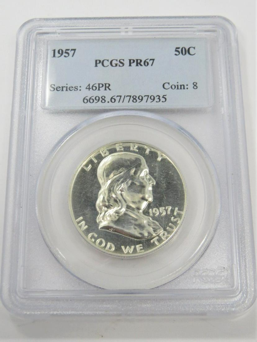 1957 Proof Franklin Half-Dollar PCGS PR67 (1 of 2)