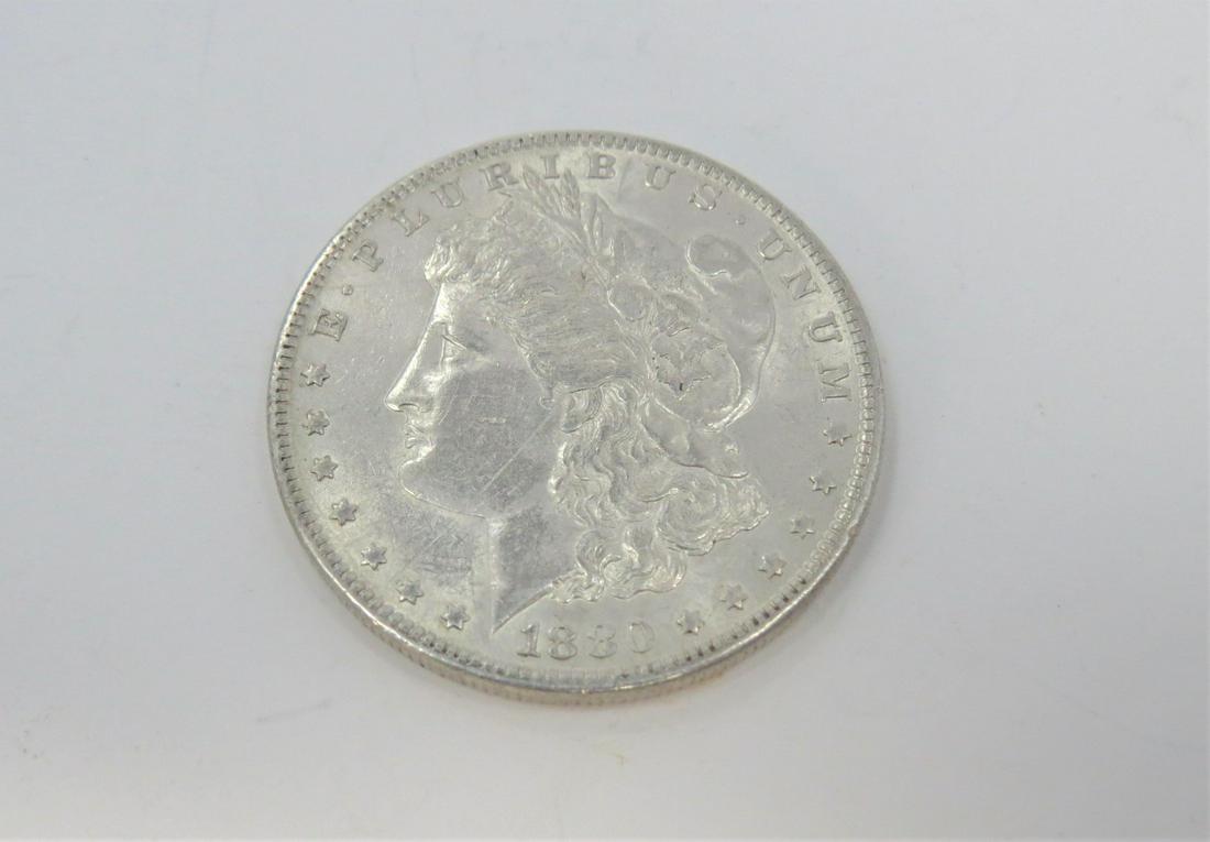 1880-O Morgan Silver Dollar Ch Unc. (1 of 2)