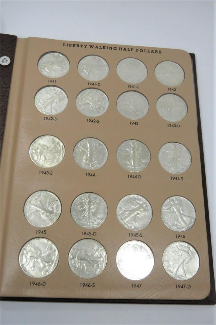 1941-1947 PDS Short set Walking Liberty Halves (1 of 3)