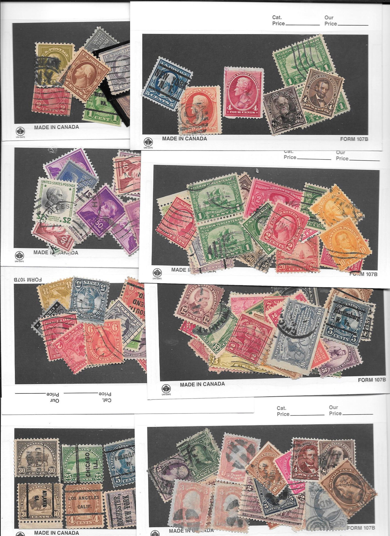 One hundred (100 ct.) Early US Stamps (1 of 1)