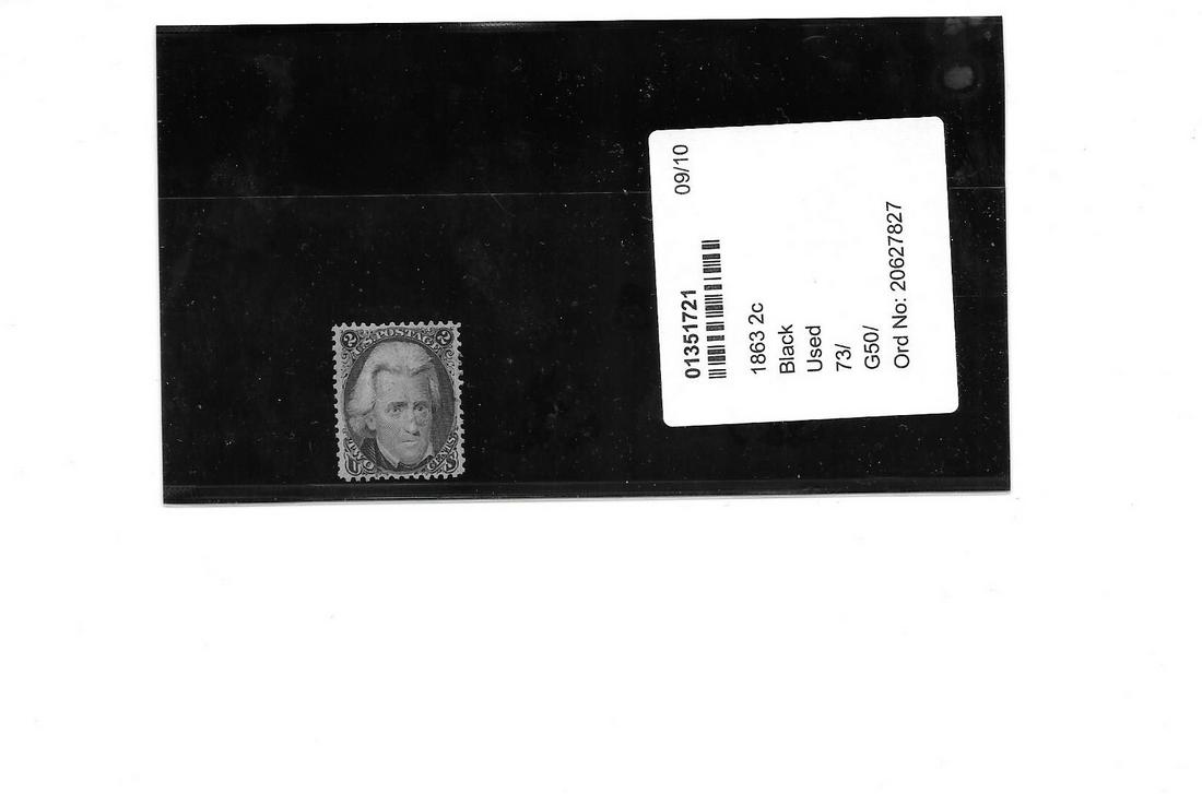 SC#73 Black-Jack Lightly Canceled XF (1 of 1)