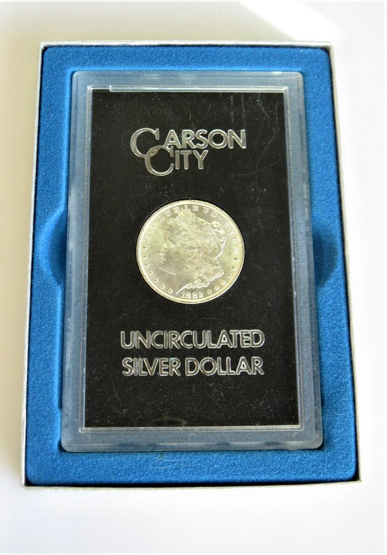 1882 CC Morgan Silver Dollar GSA with Extras (1 of 3)
