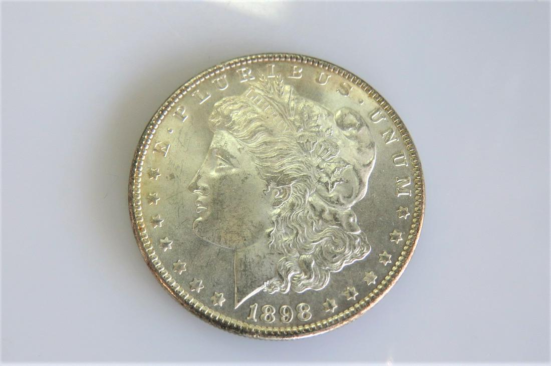 1898 Morgan Silver Dollar Choice BU (1 of 2)