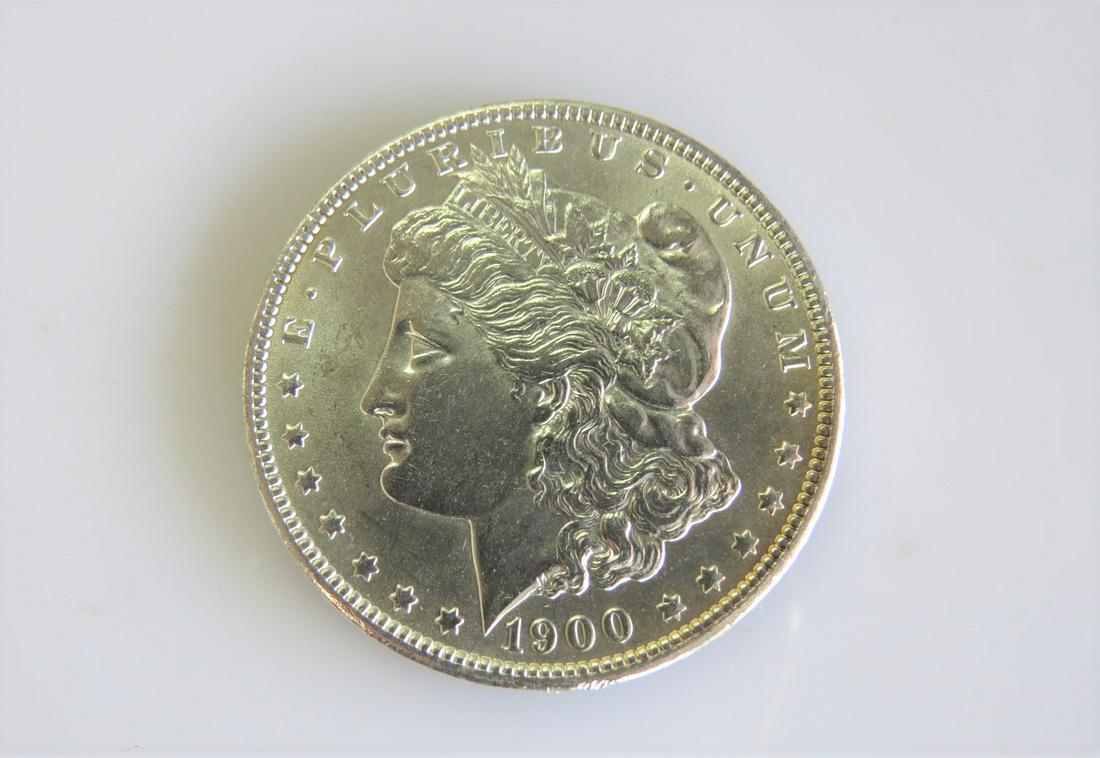 1900 Morgan Silver Dollar Choice BU (1 of 2)