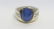 14K White Gold Blue Star Sapphire and Diamond Ring