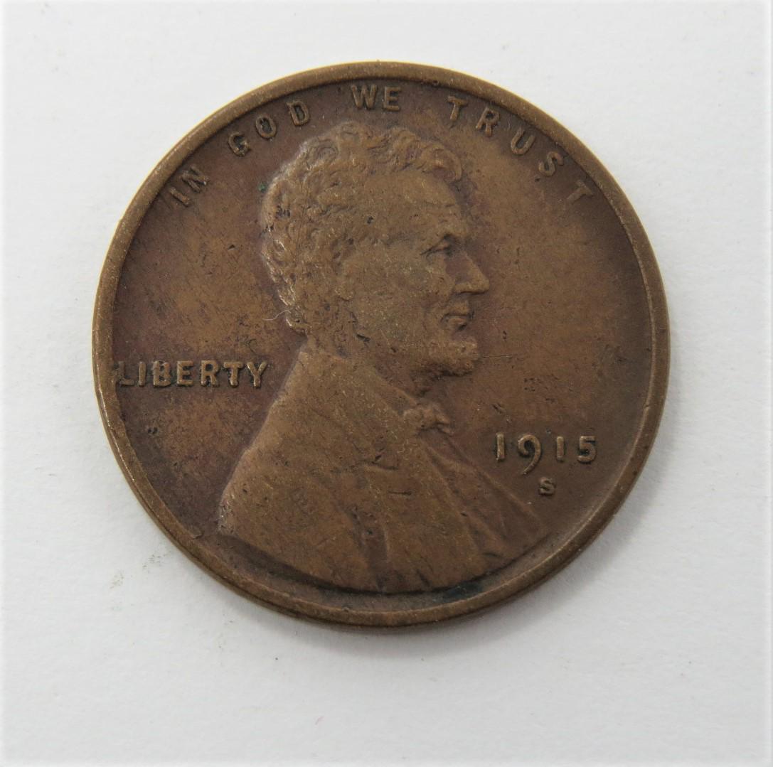 1915 S LINCOLN CENT Choice VF (1 of 2)