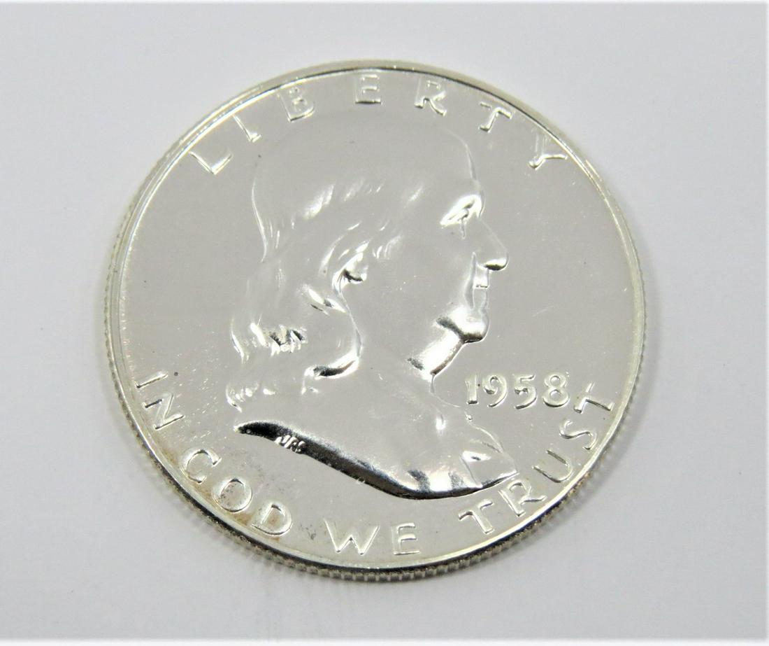 1958 Franklin Half-Dollar Gem Proof (1 of 3)