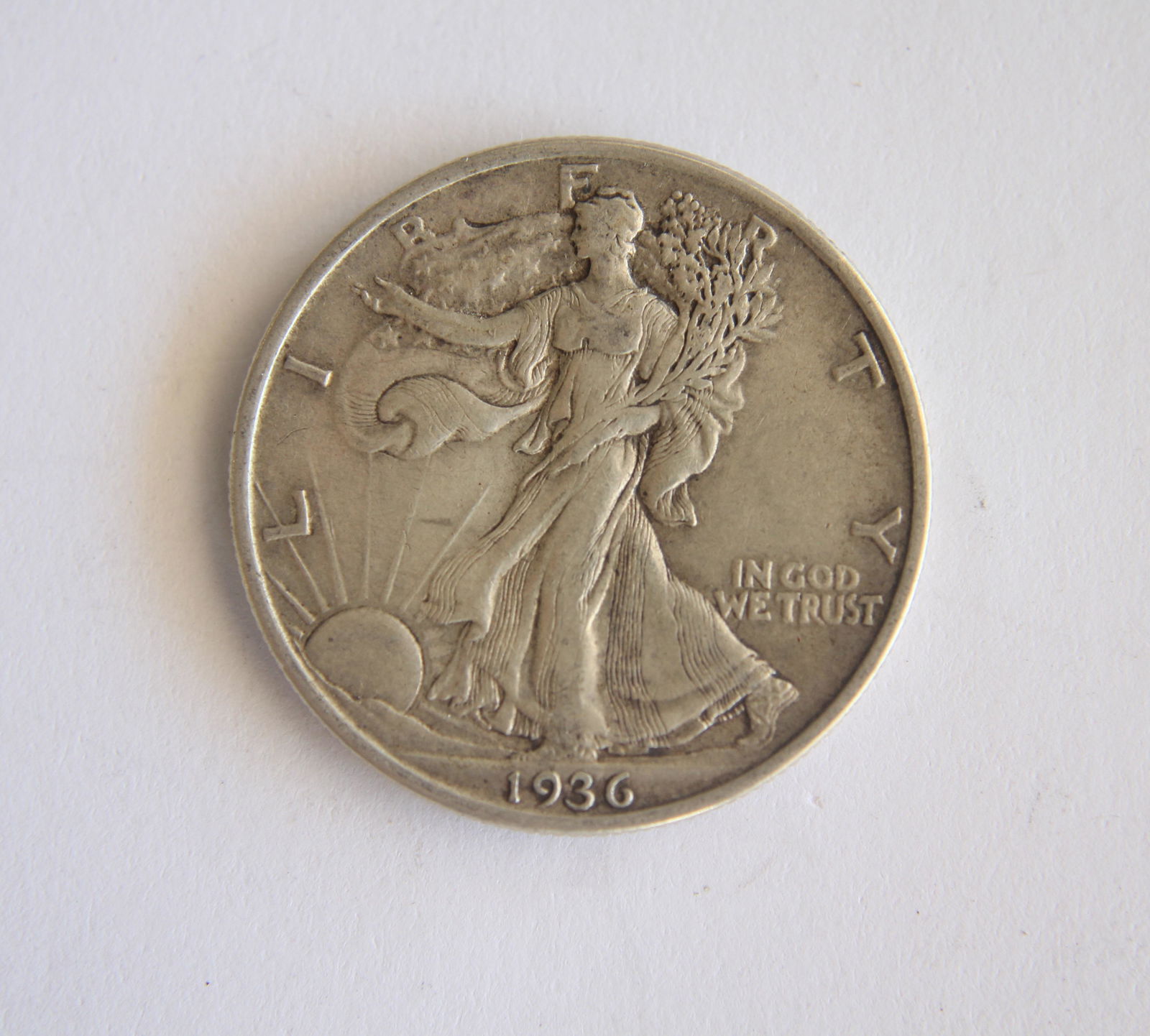 1936 WALKING LIBERTY HALF DOLLAR (1 of 2)