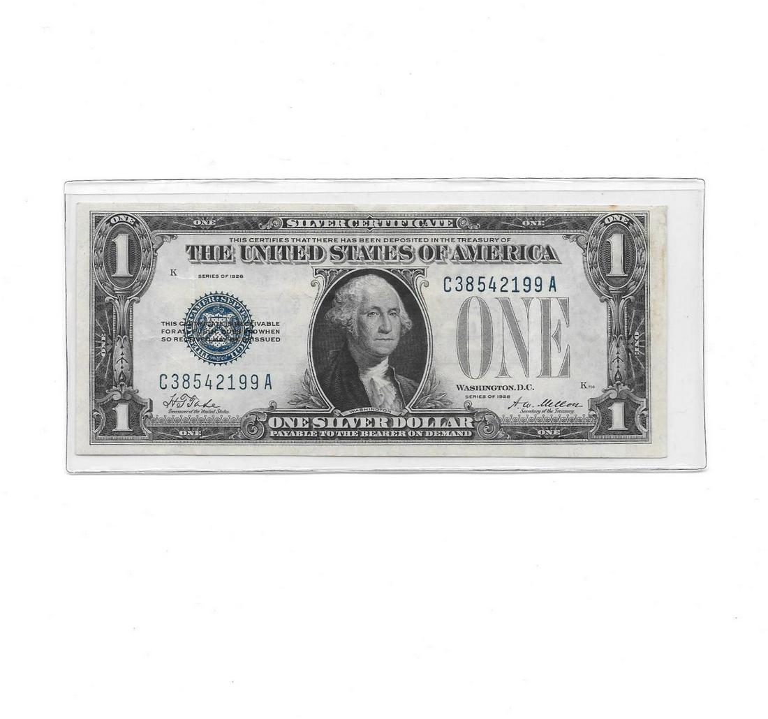 1928 Funny Back Silver Certificate XF (1 of 2)