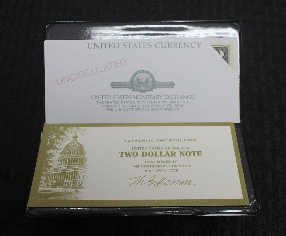20 Leather Sealed USME $2.00 Notes (1 of 3)