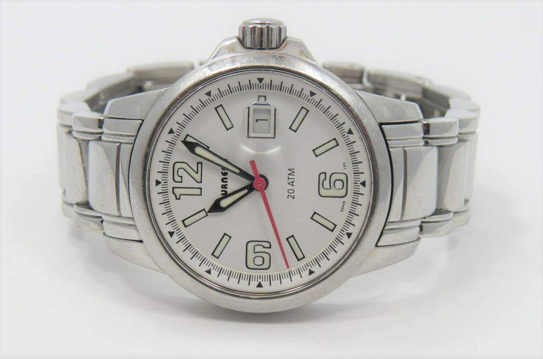 Men's tourneau watch 42mm stainless steel new arrivals