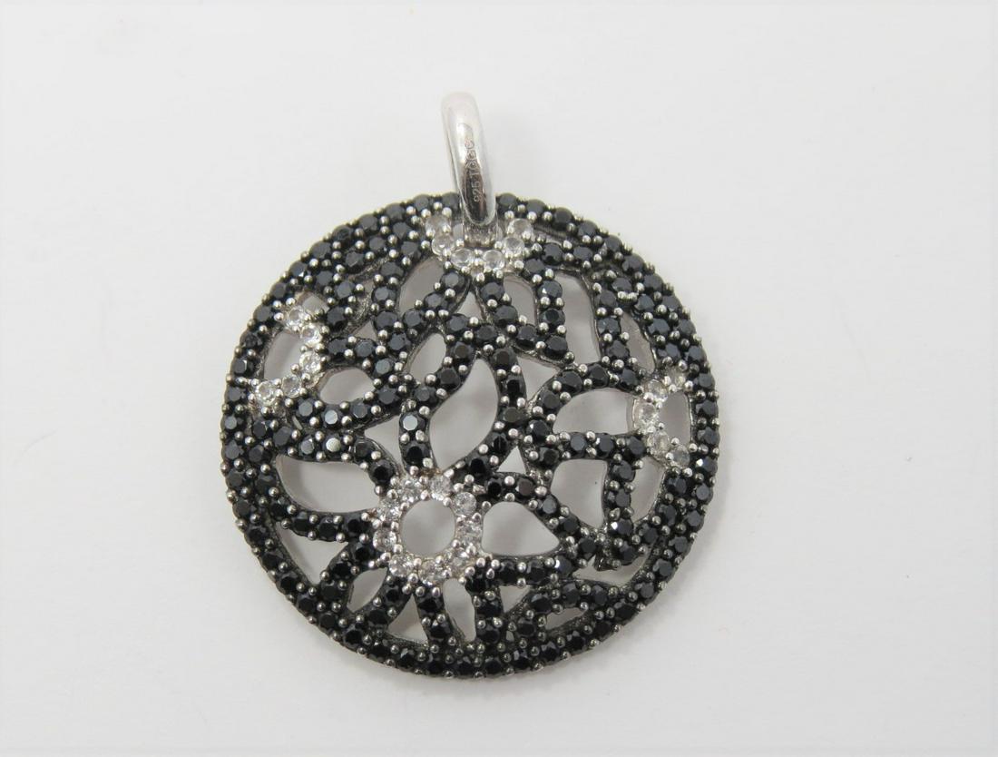Sterling Silver Flower Pendant (1 of 2)