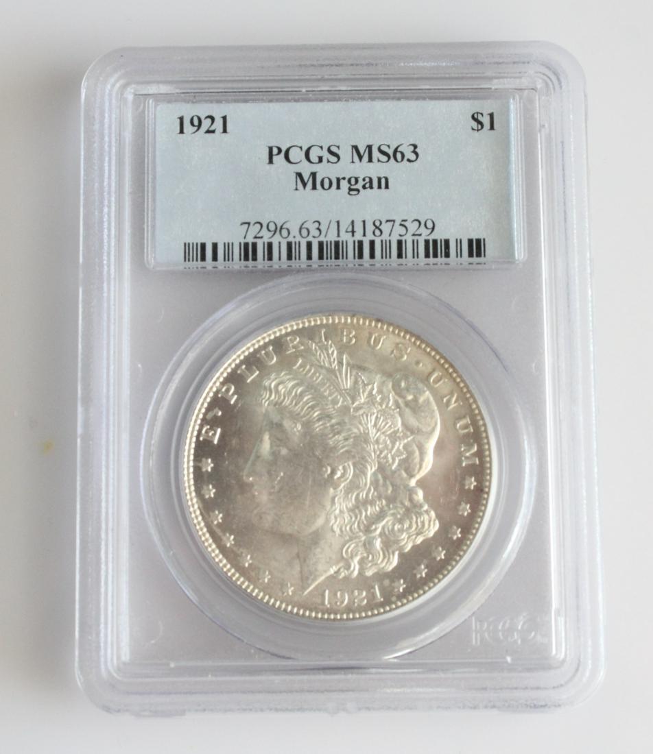 1921 Morgan Silver Dollar MS63 (1 of 3)