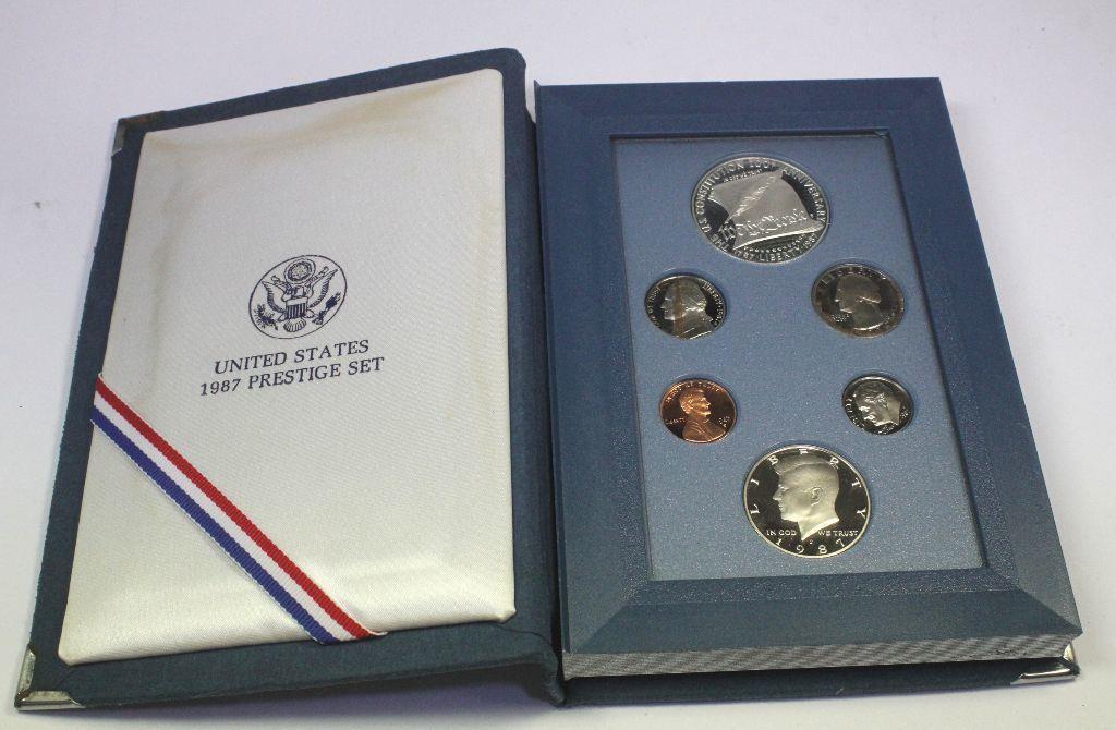 Lot of Two 1987 US Constitution Prestige Sets (1 of 7)