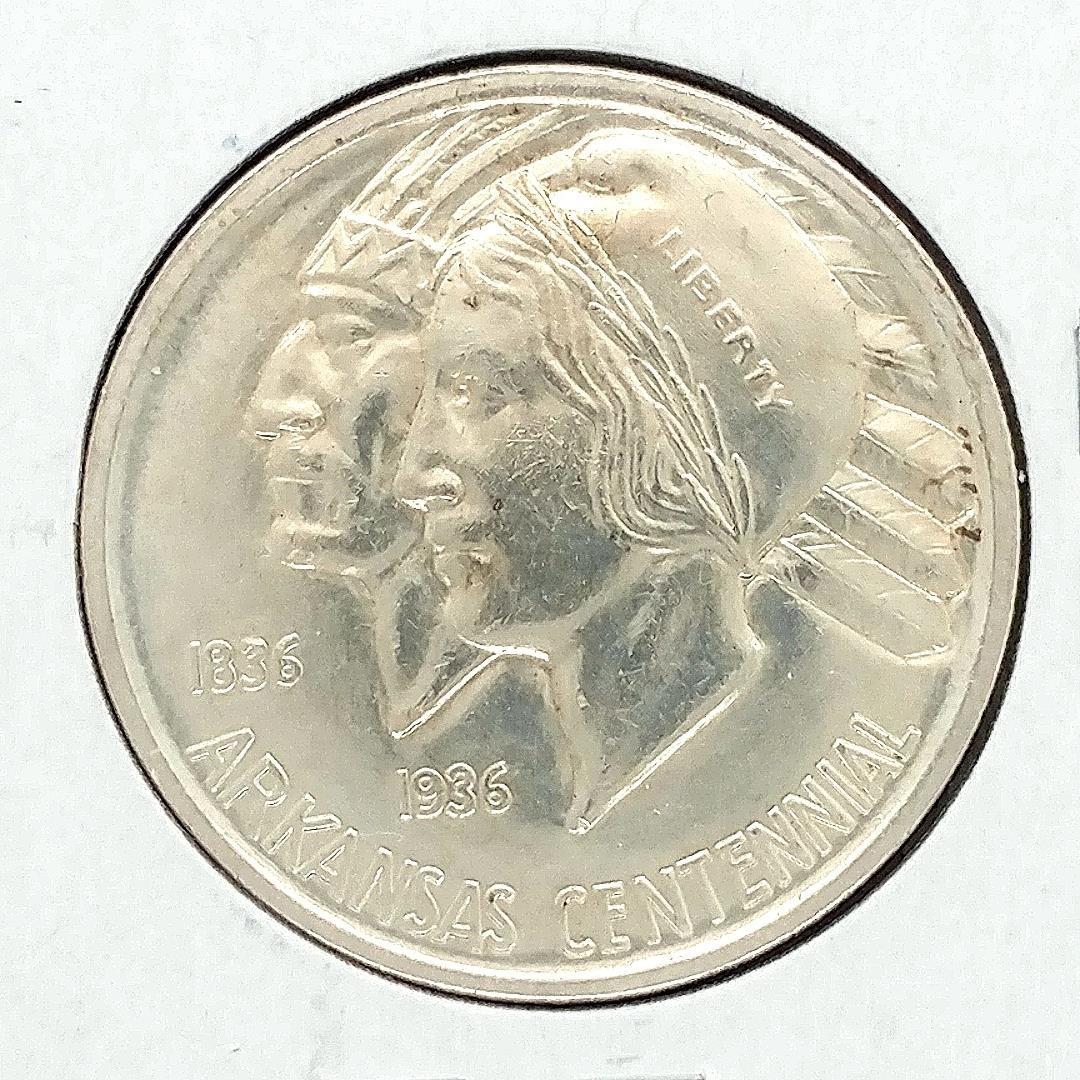 1936 P, D, S Arkansas Centennial Half Dollar: A must have! This P, D & S early commemorative half dollar set in MS-63 is a beauty.