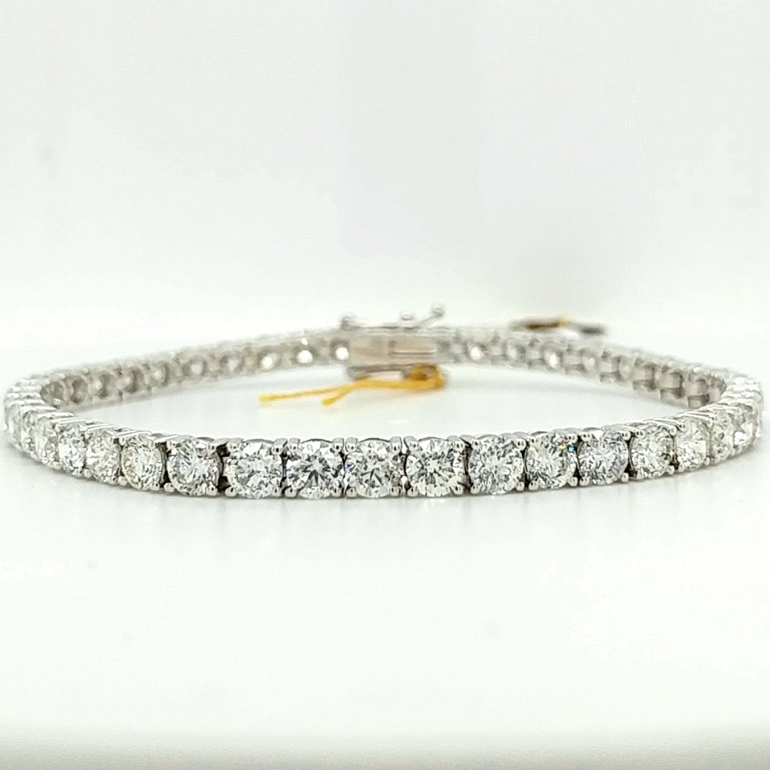 Certified 18K WG Diamond Tennis Bracelet (1 of 7)