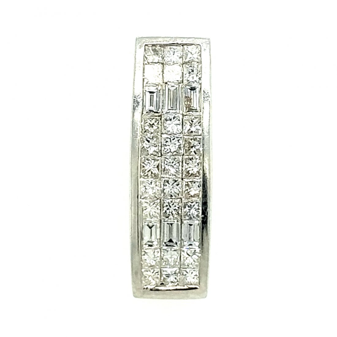 14K White Gold Diamond Slide Pendant (1 of 4)