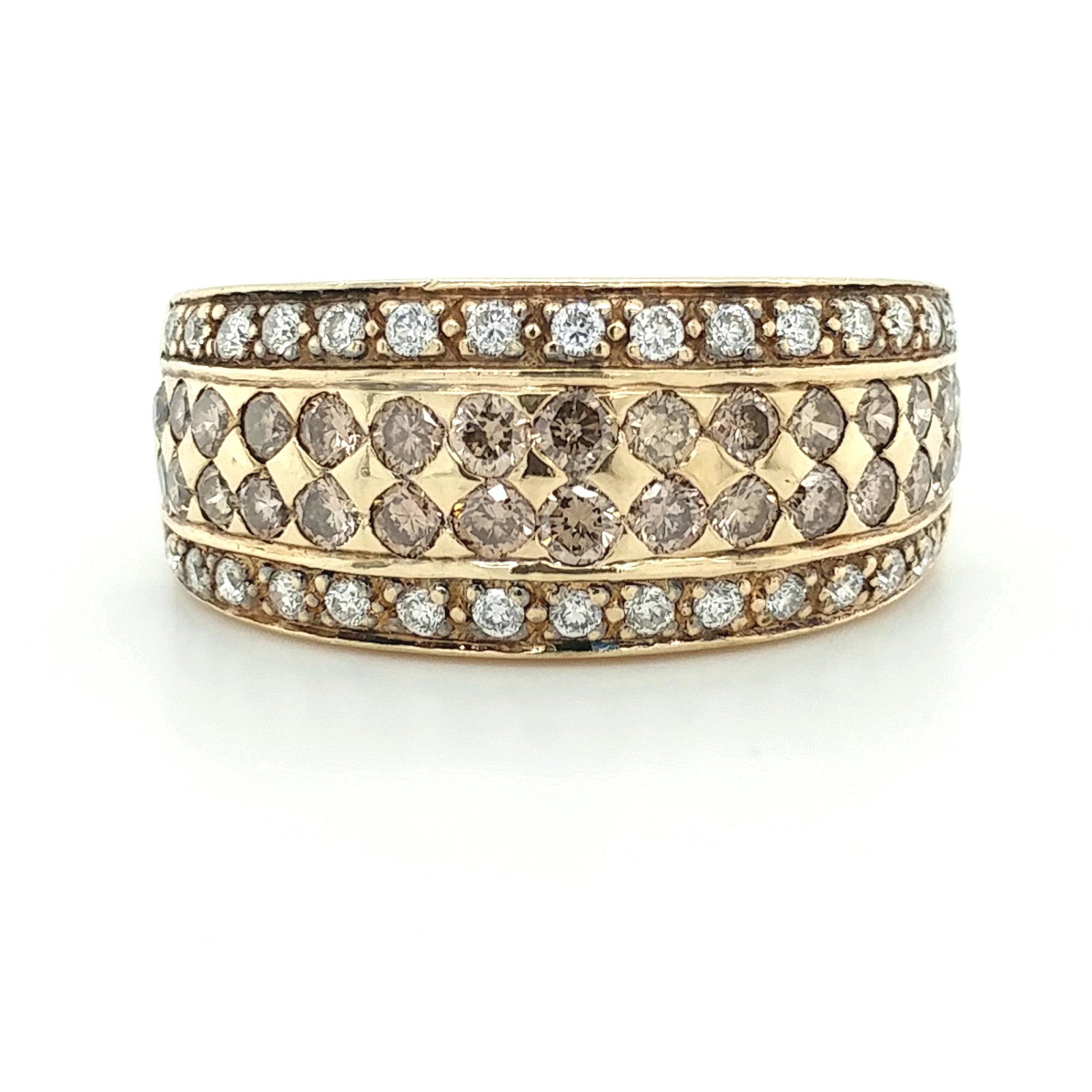 LeVian 14K Yellow Gold Chocolate Diamond Band (1 of 4)
