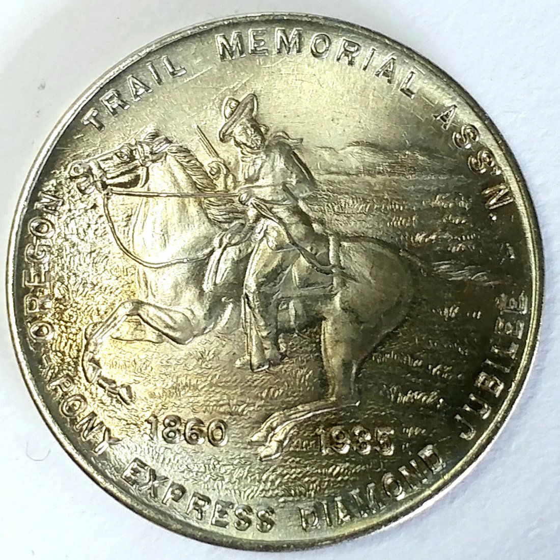 1935 PONY EXPRESS DIAMOND JUBILEE Gem BU (1 of 2)