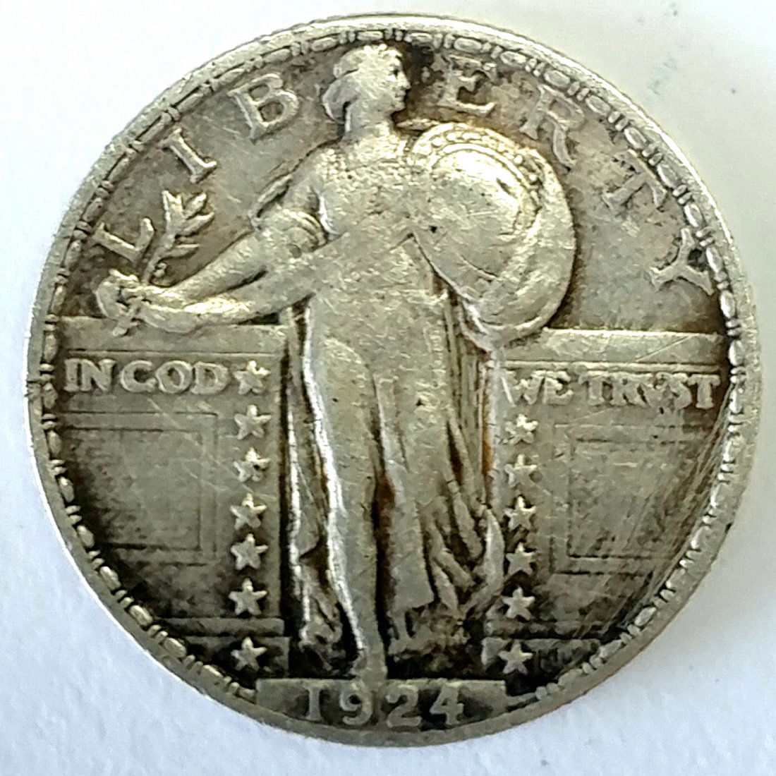 1924 Standing Liberty Quarter XF+ (1 of 2)