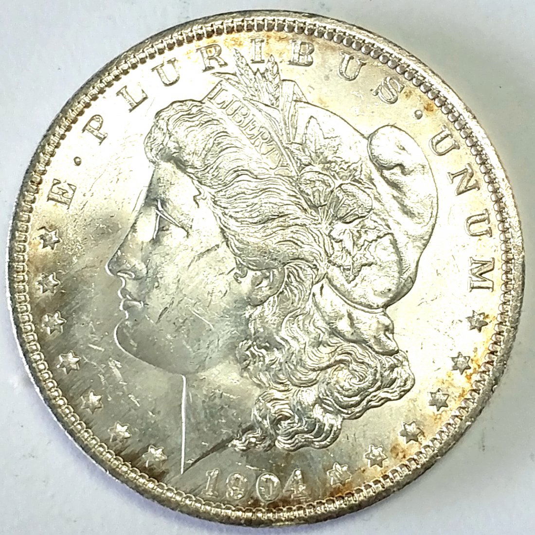 1904 O Morgan Silver Dollar Unc (1 of 2)