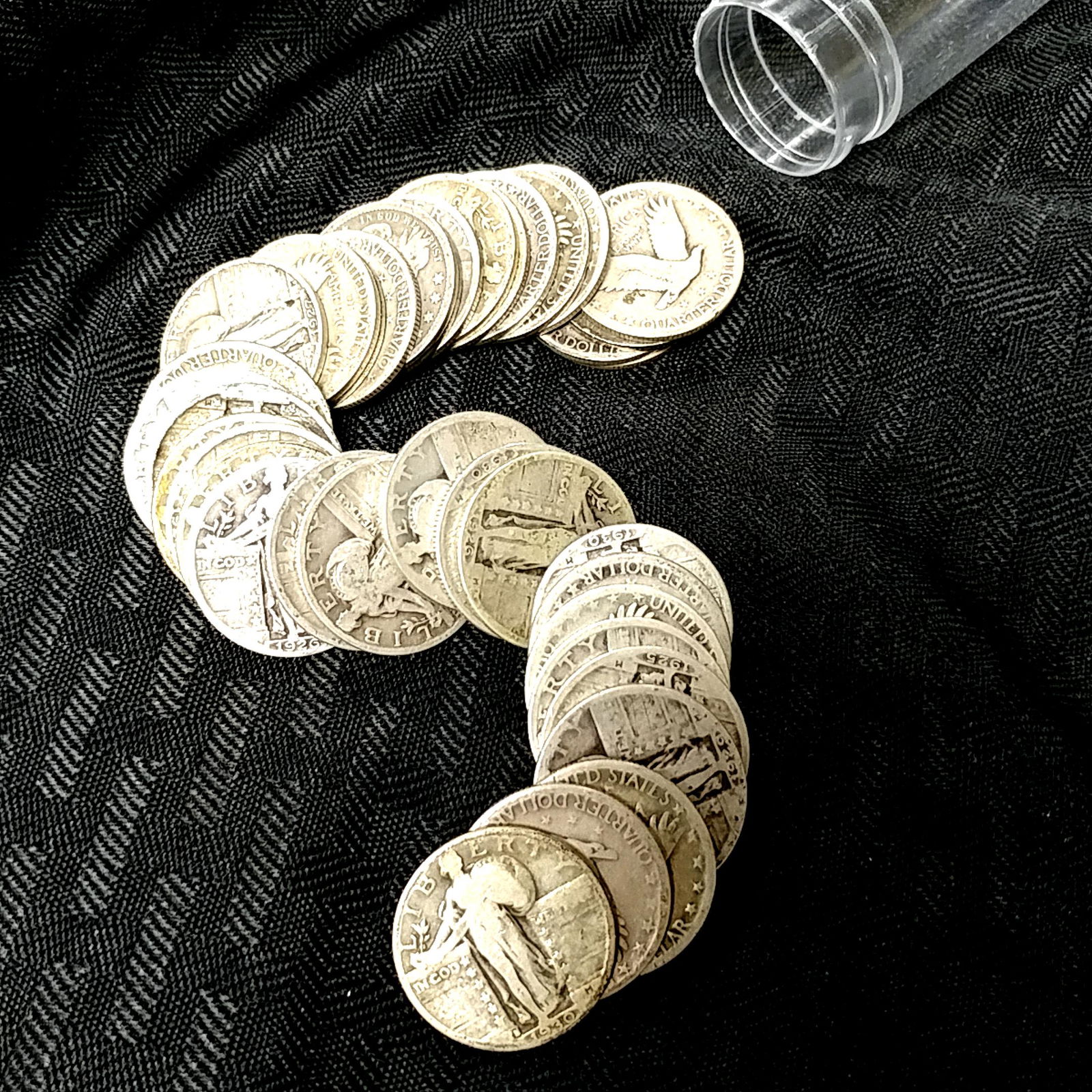 40Ct. Roll of Full Date Standing Liberty Quarters (1 of 2)