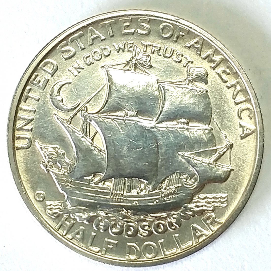 1935 Hudson Silver Half Dollar (1 of 2)