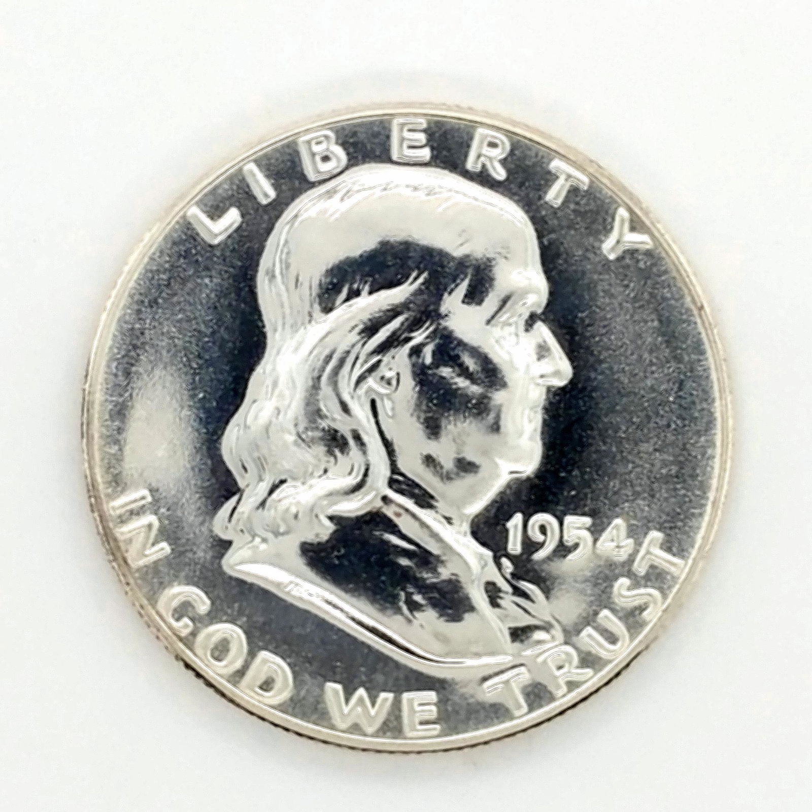 1954 Proof Silver Franklin Half-Dollar Gem PF (1 of 2)