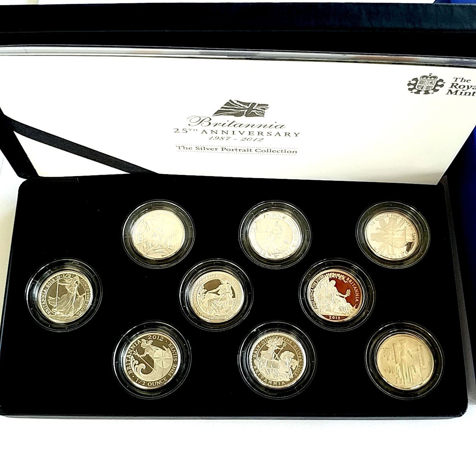 Britannia 25th Anniversary 9-Coin Silver Set (1 of 6)