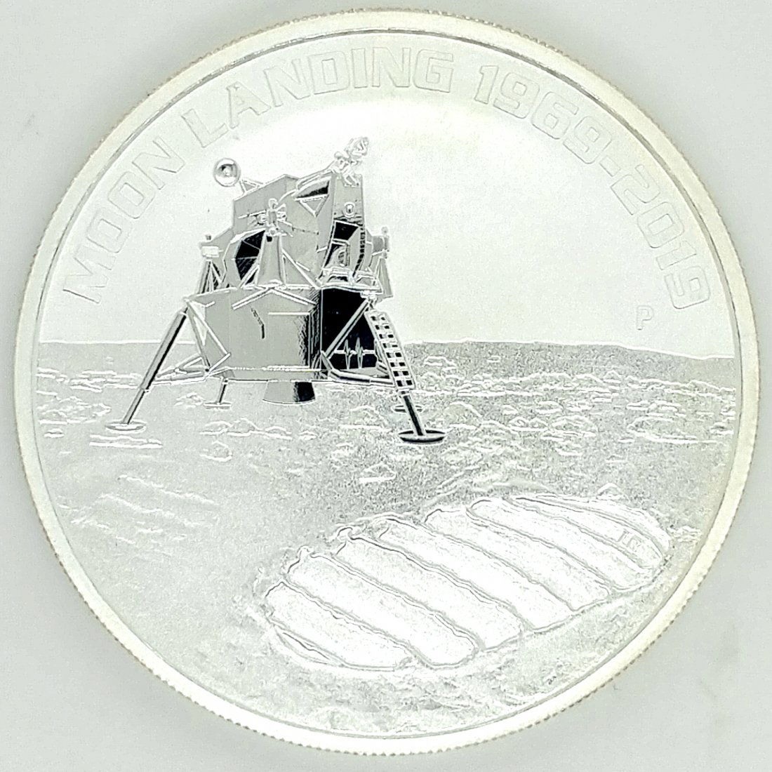 2019 Australia Apollo 11 Moon Landing 1 oz Silver (1 of 2)