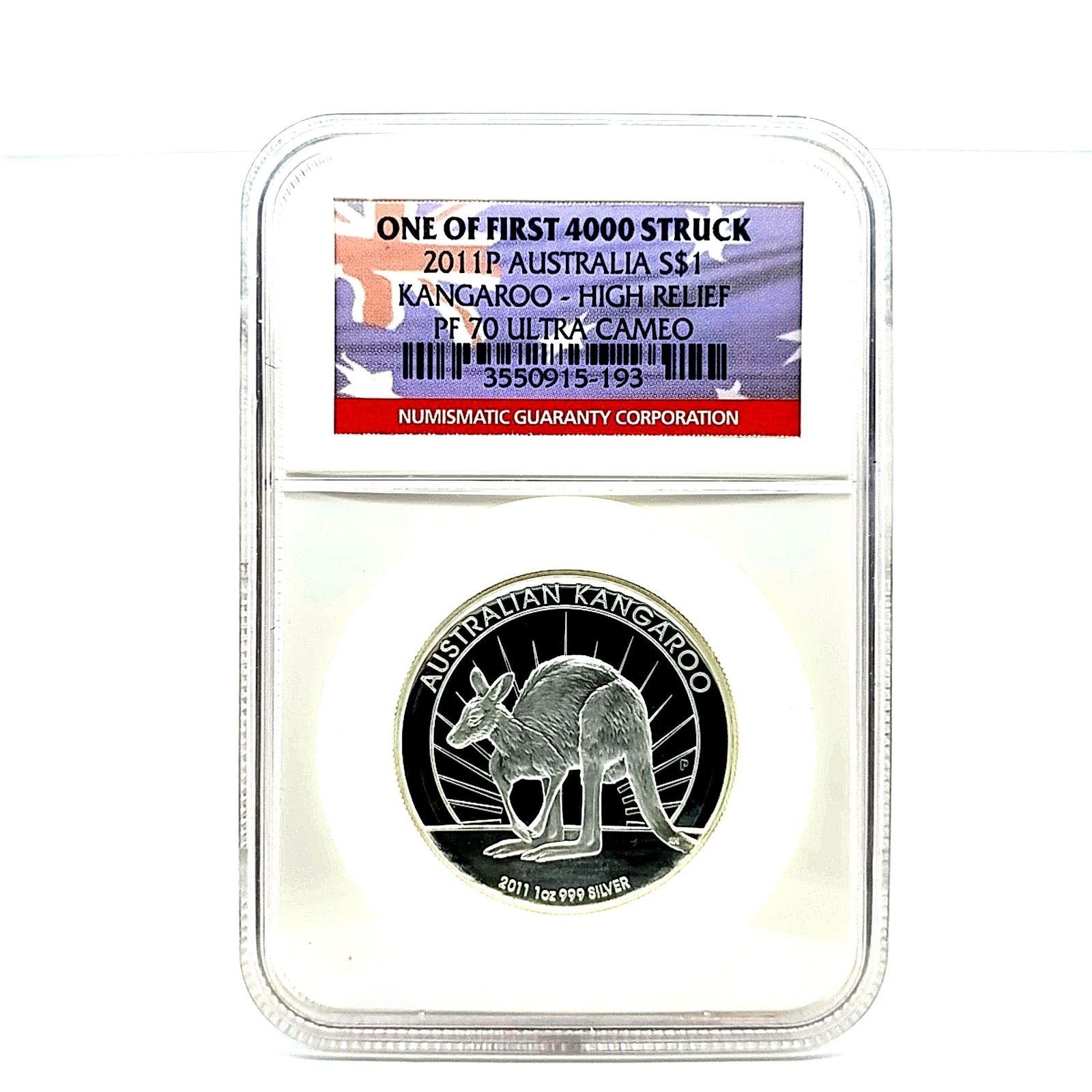 2011 P Australia Silver Kangaroo 1oz NGC PF69 UC (1 of 4)