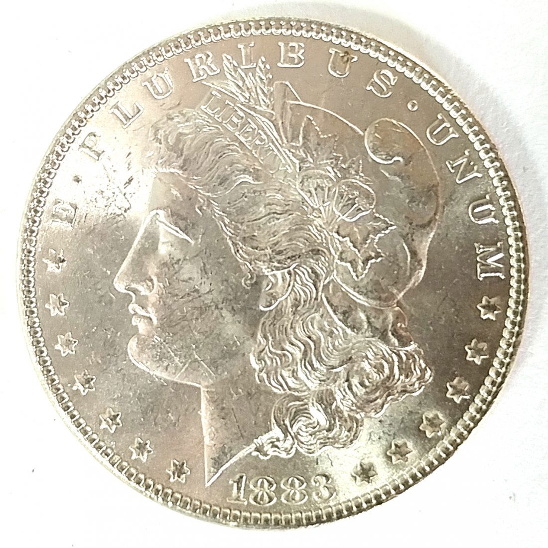 1883 P Morgan Silver Dollar Choice BU (1 of 2)