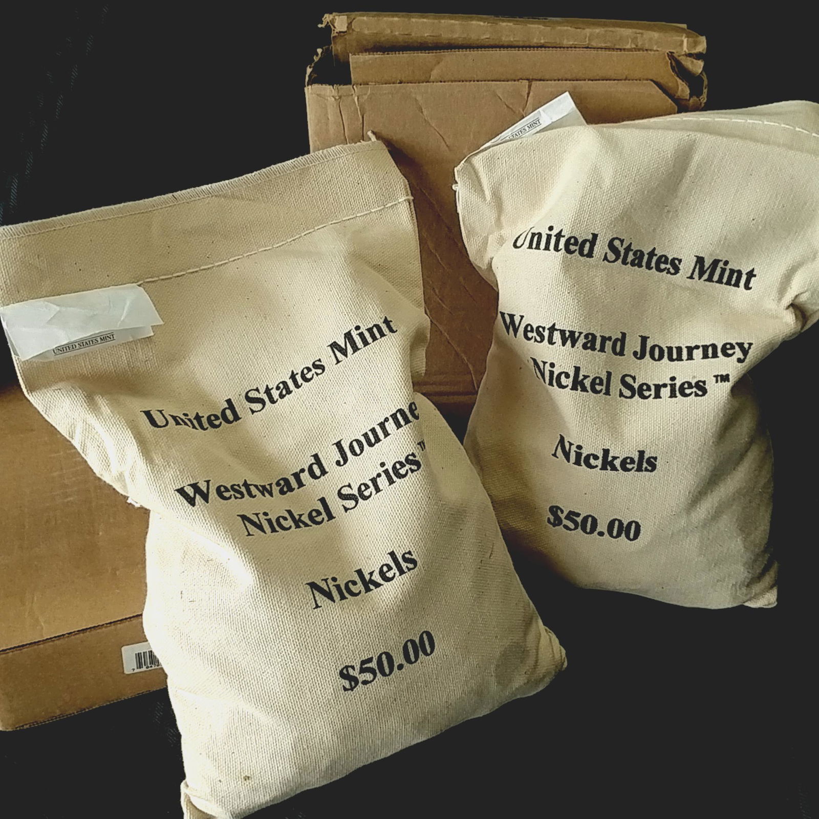 $100 Face 2006 Bison Nickels Sealed US Mint Bags (1 of 3)