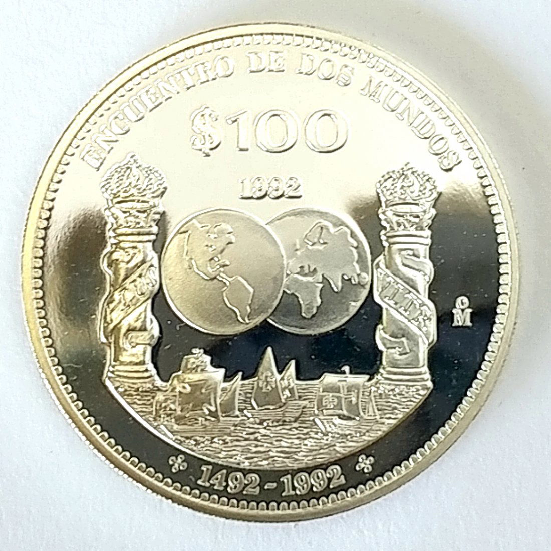 1992 MEXICO 1 OZ SILVER Proof Columnaro (1 of 2)