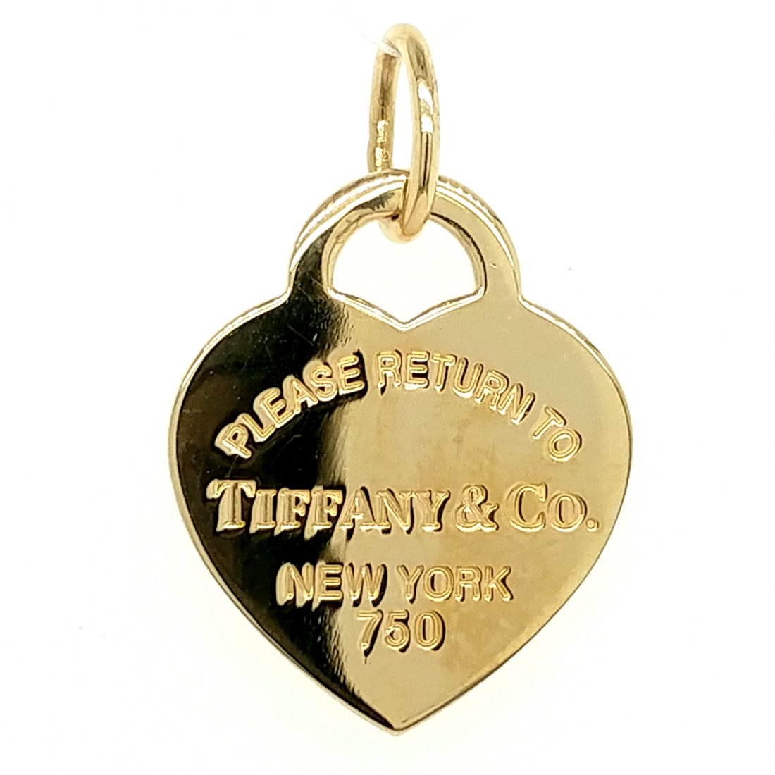 Tiffany & Co. 18K Yellow Gold Heart Pendant (1 of 4)