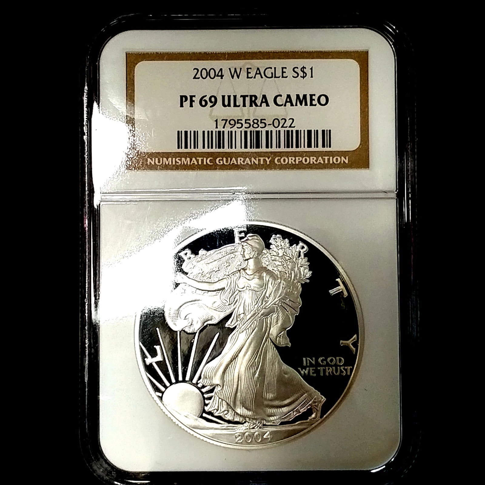 2004 W Proof Silver Eagle NGC PF69 (1 of 2)
