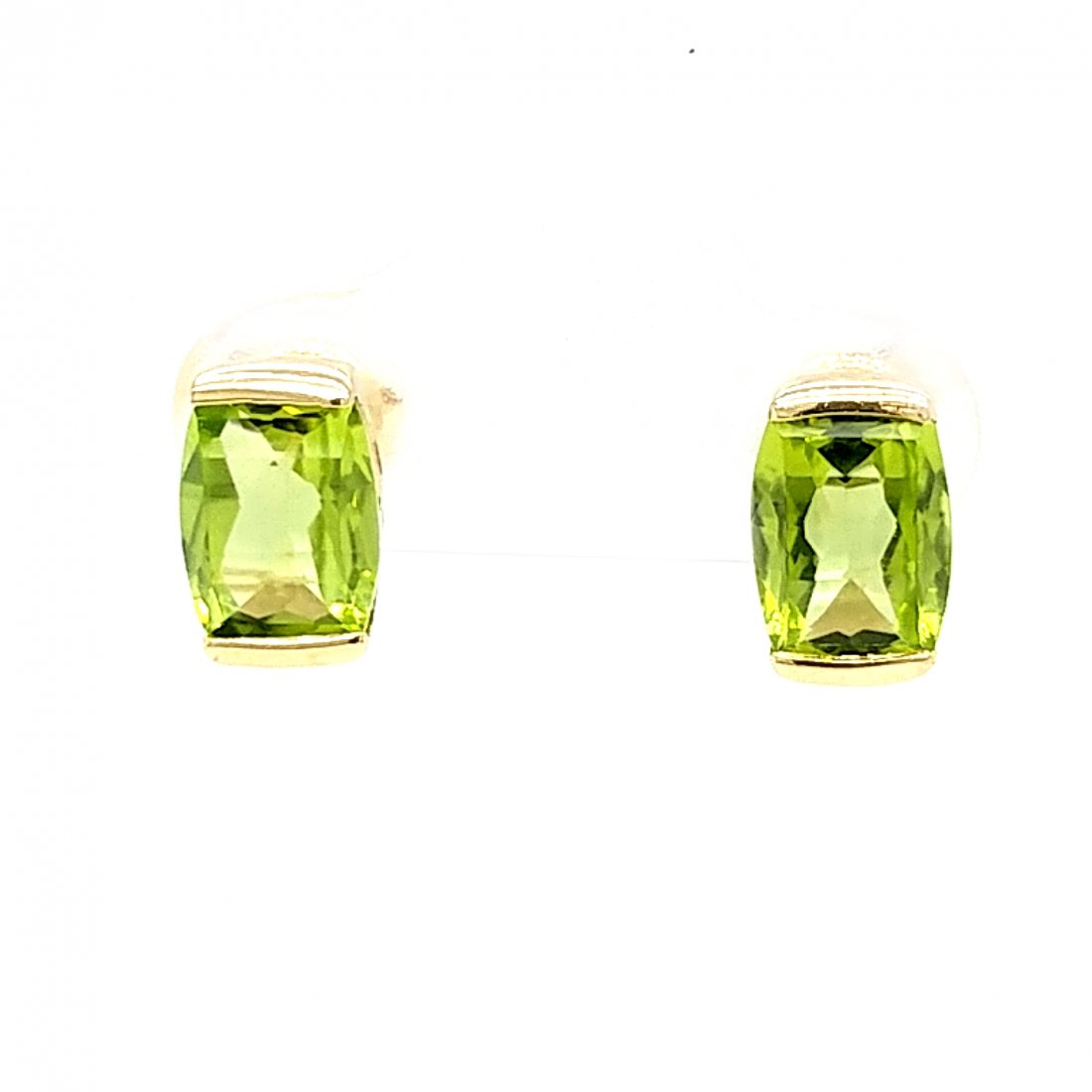 14K Yellow Gold & Peridot Stud Earrings (1 of 3)