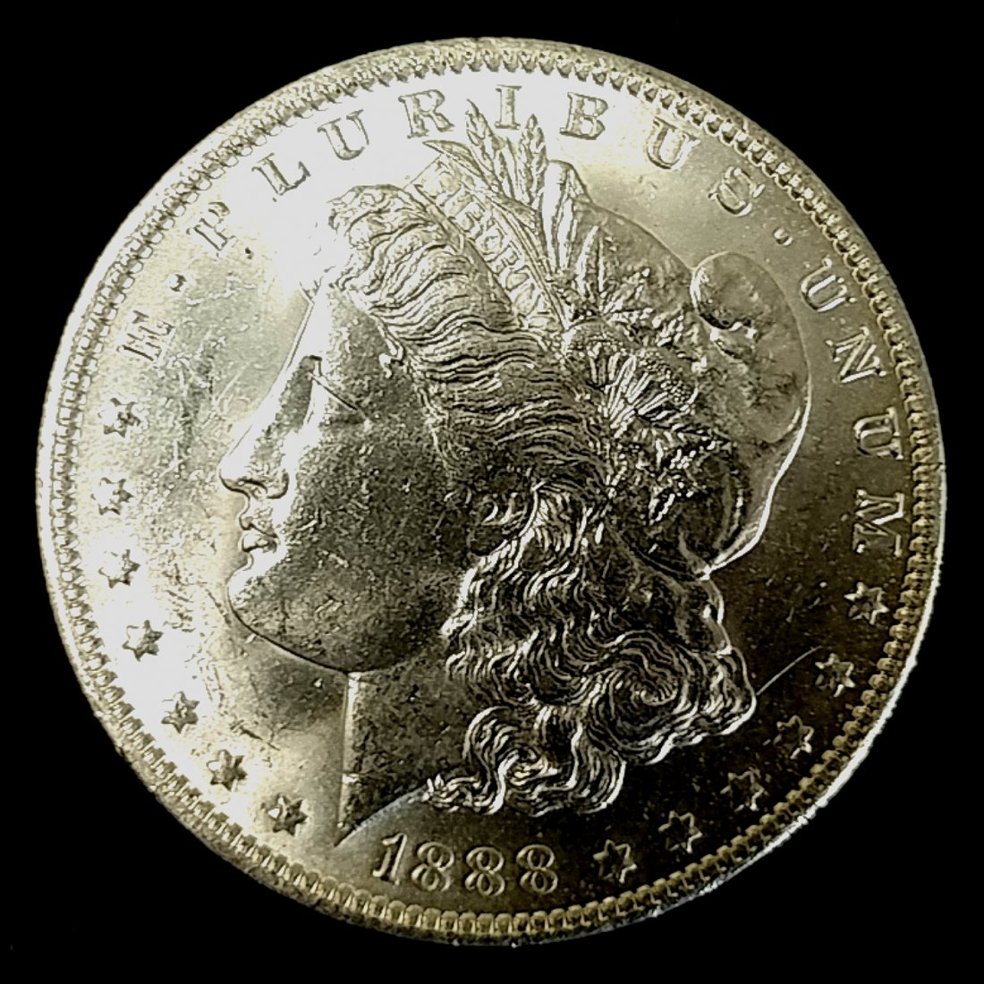 1888 O Silver Morgan Dollar Choice Unc (1 of 2)