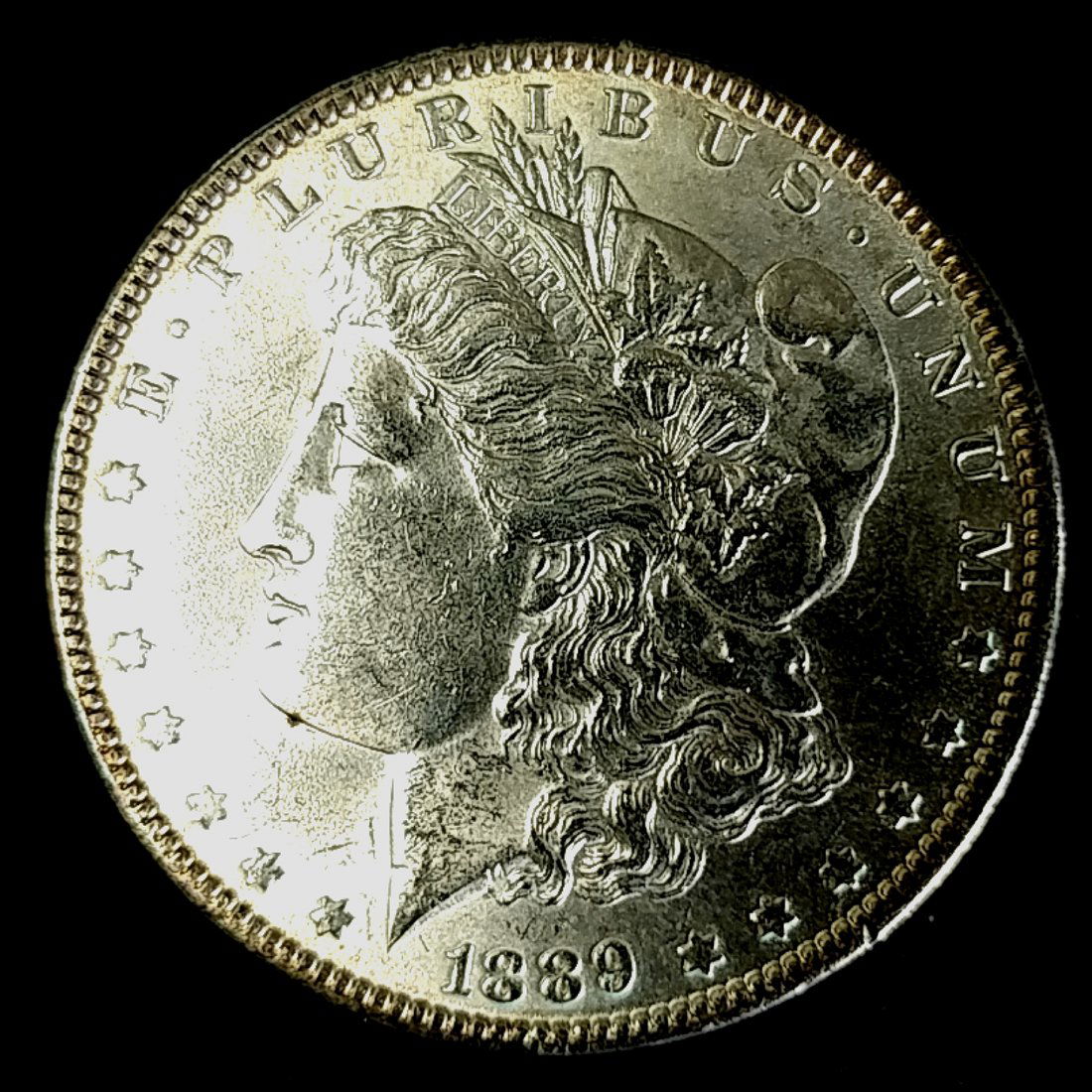 1889 P Morgan Silver Dollar Ch.Unc. (1 of 2)