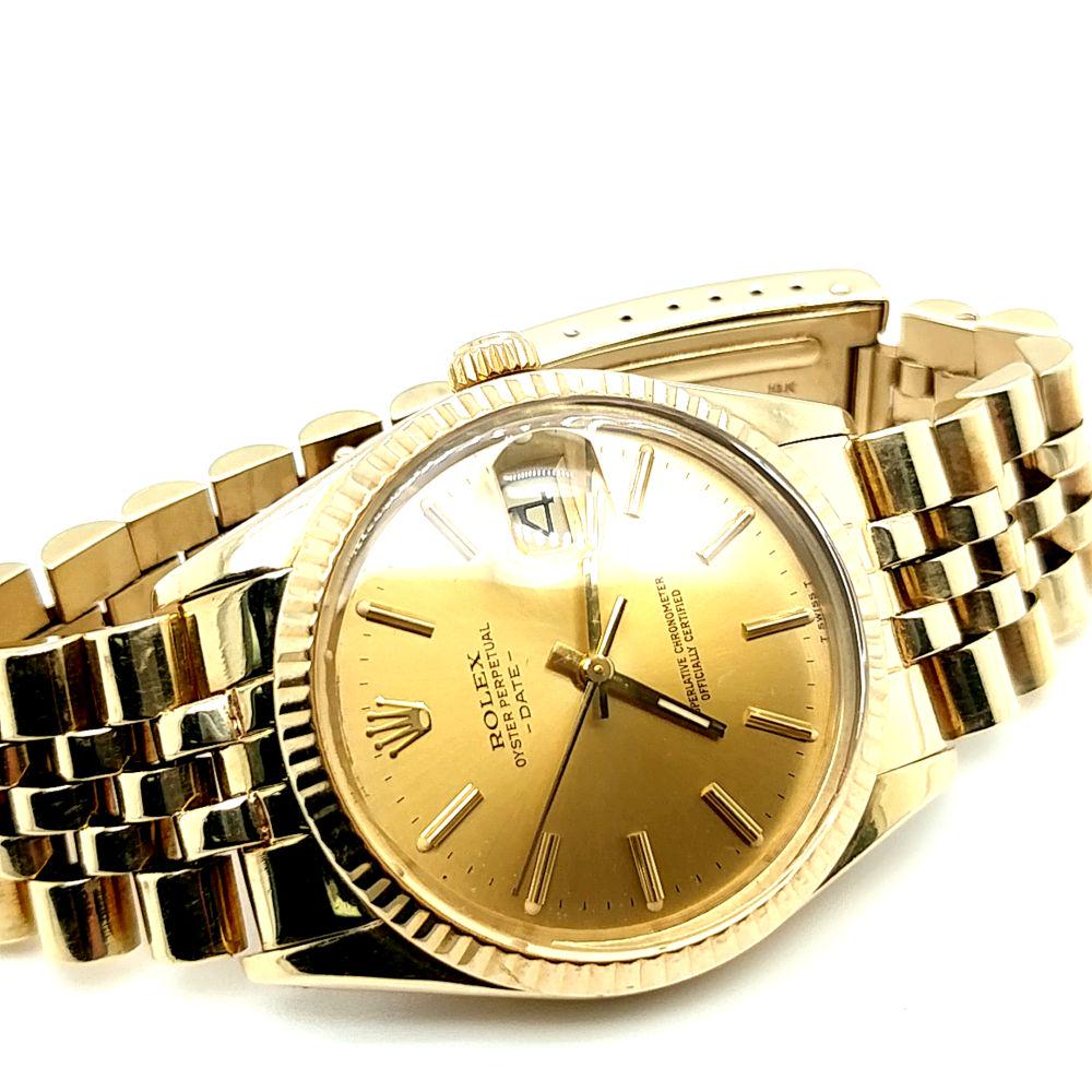 Gent's 14K Rolex Oyster Perpetual Date Watch (1 of 7)