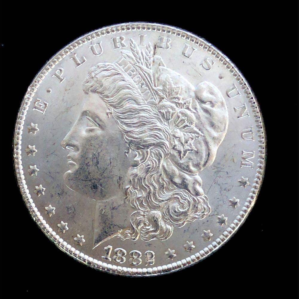 1882 P Morgan Silver Dollar Choice BU (1 of 2)