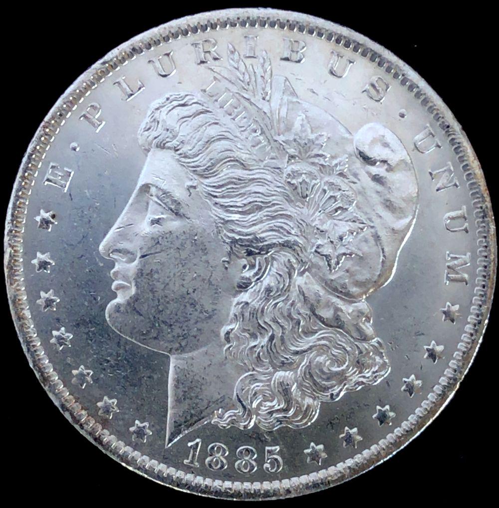 1885 O Morgan Silver Dollar Choice BU (1 of 2)
