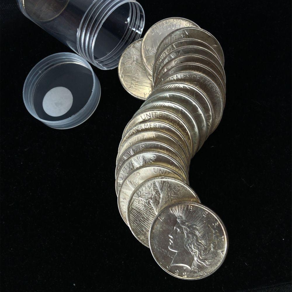 20 Coin Roll of 1922 Unc. Peace Silver Dollars (1 of 3)