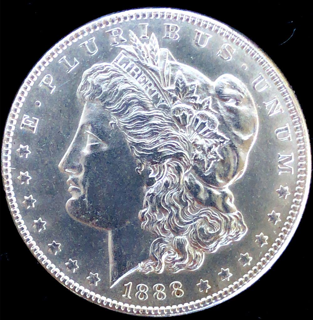 1888 Morgan Silver Dollar Choice BU (1 of 2)